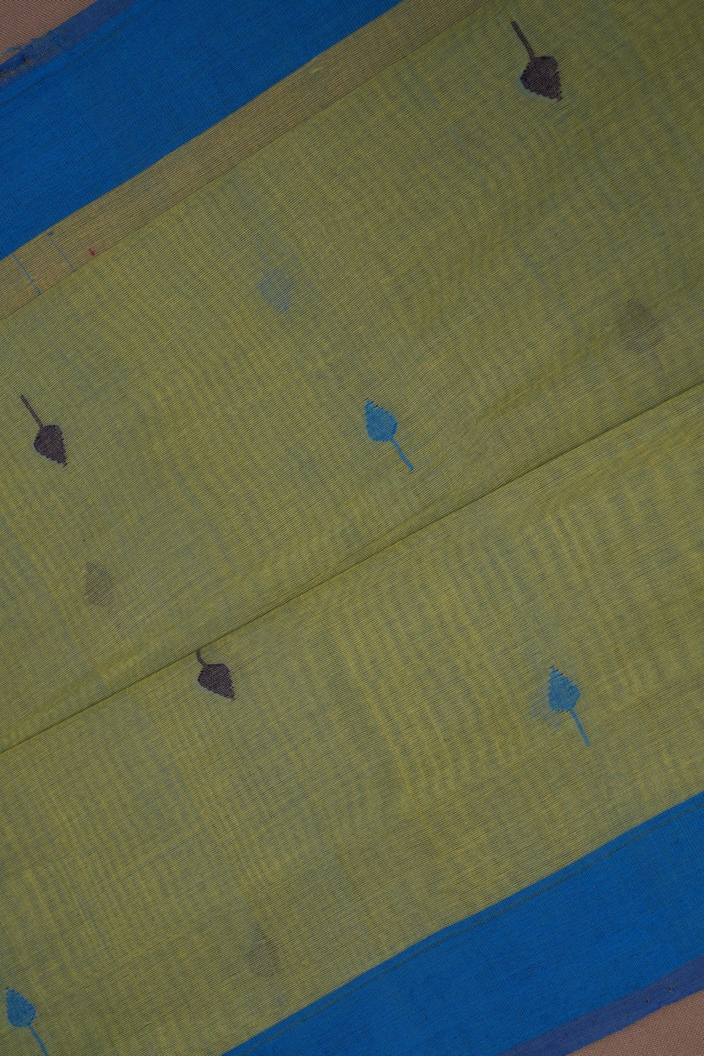 Image of South Cotton Mint Green Saree